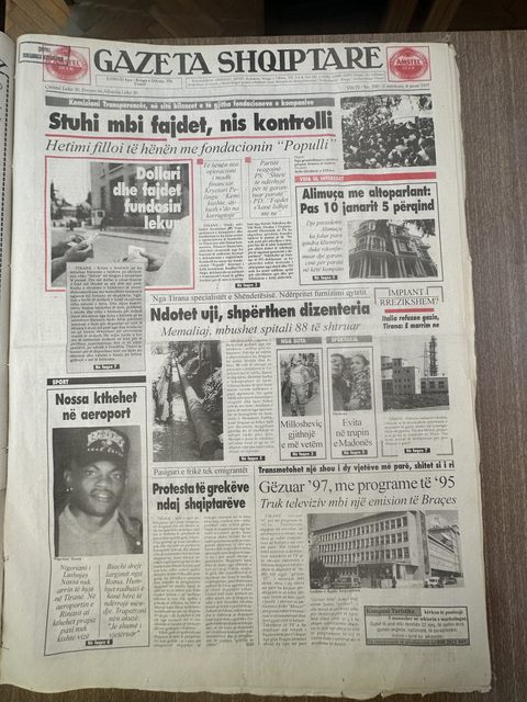 Gazeta Shqiptare 1997-01-08